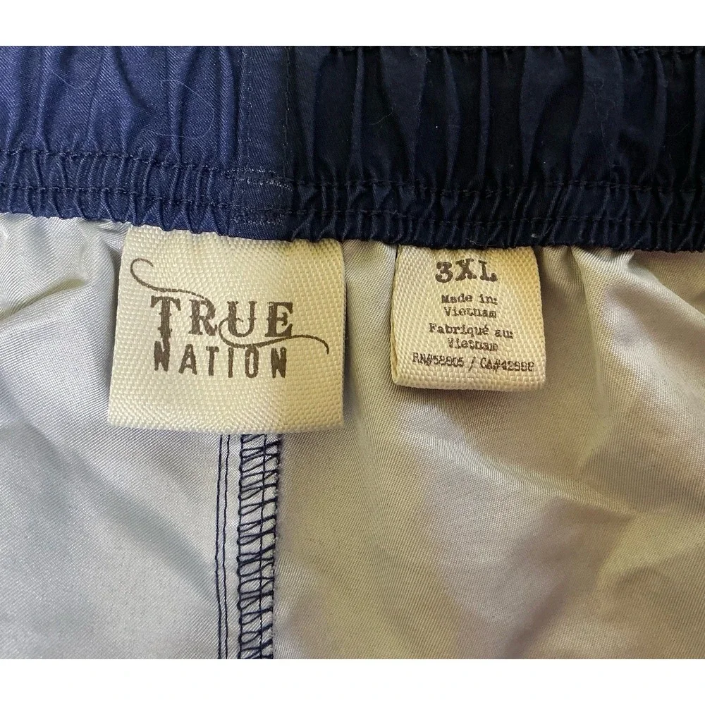 True Nation Mens Board Shorts Trunks Size 3XL Swim Surf Beach Green Blue